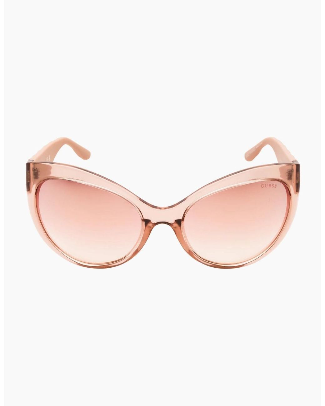 Guess Pink Shiny Bordeaux Mirror Sunglasses