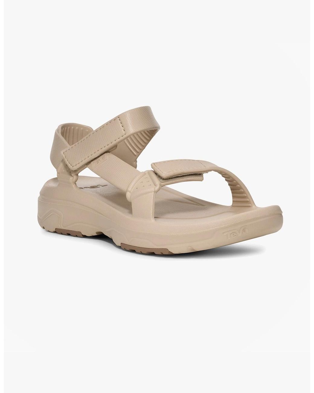 Teva White Apreaqua Drift Cross Strap Sandals Oyster