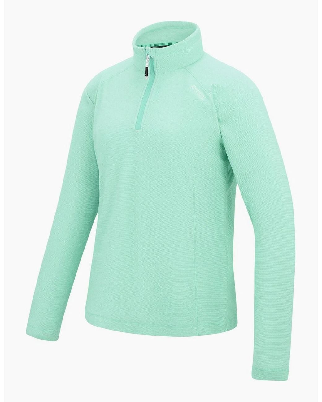 Regatta Green Great Outdoors /Ladies Montes Half Zip Fleece Top