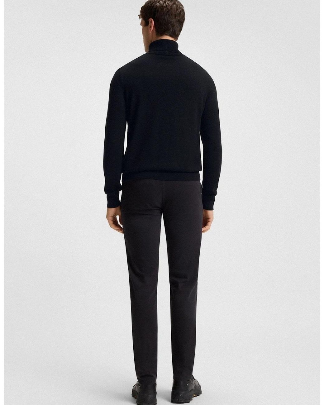 Boss Black Boss Akiro Roll Neck Logo Jumper