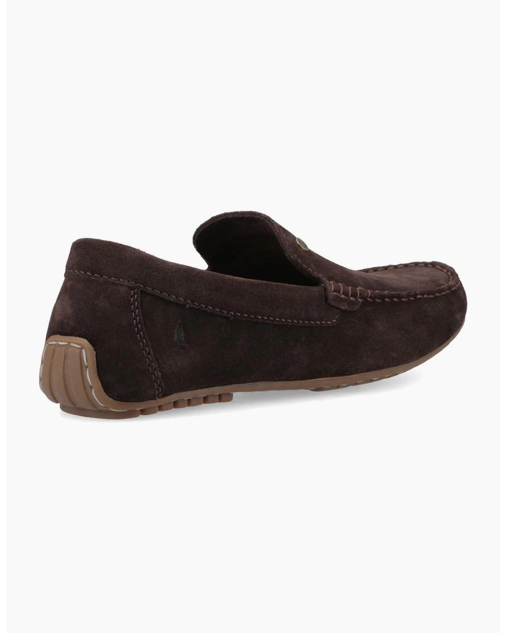 Hush Puppies White Ralph Suede Shoes for men