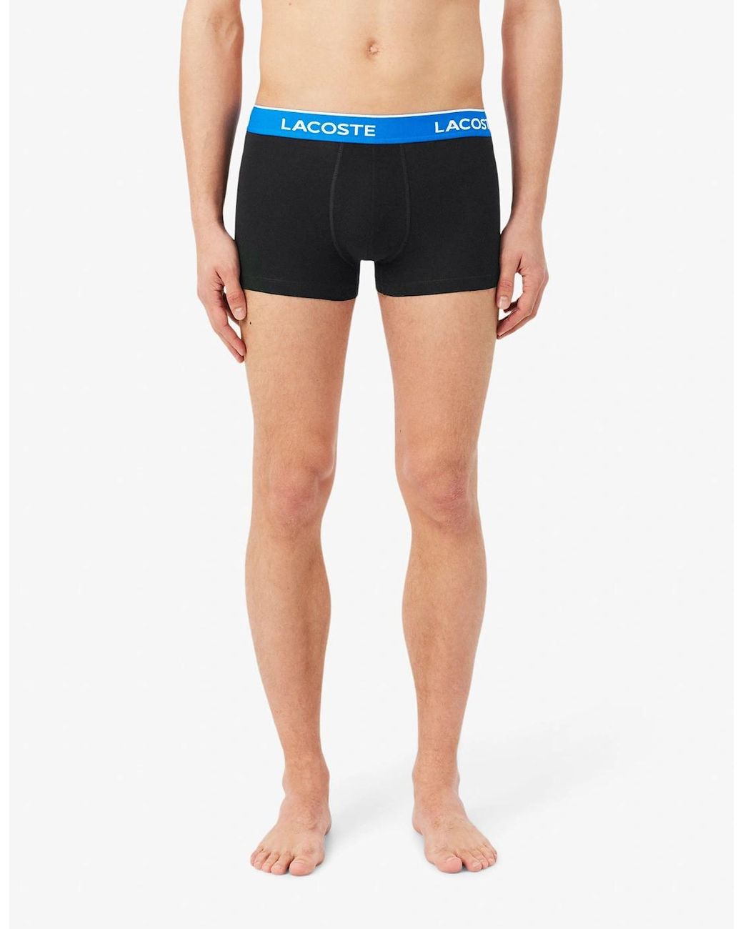 Lacoste Blue 3-Pack Trunks for men