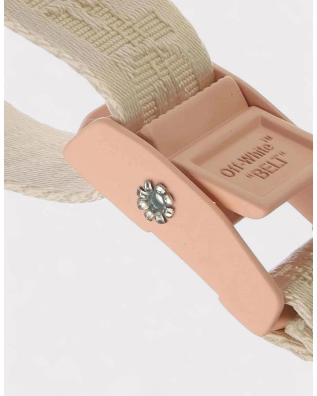 Off-White c/o Virgil Abloh Natural Mini Industrial Belt Off
