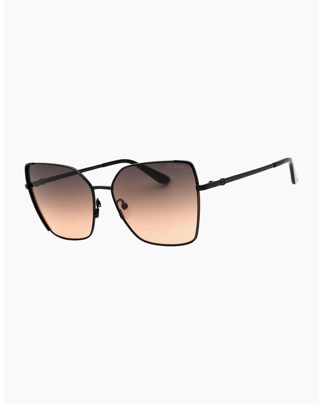 Guess Brown Shiny Framed Sunglasses