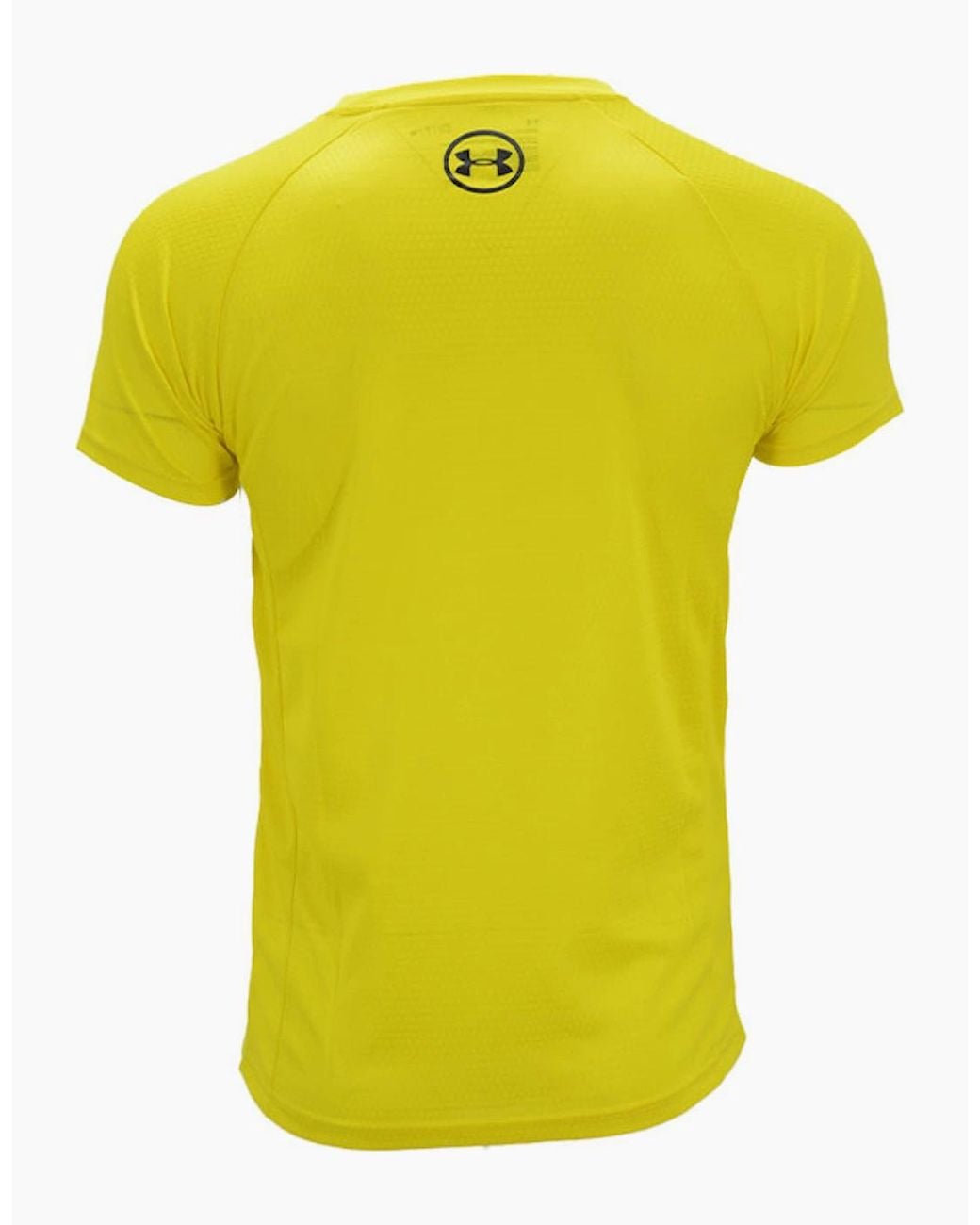 Under Armour Yellow Dri-Fit T Shirts Running Top