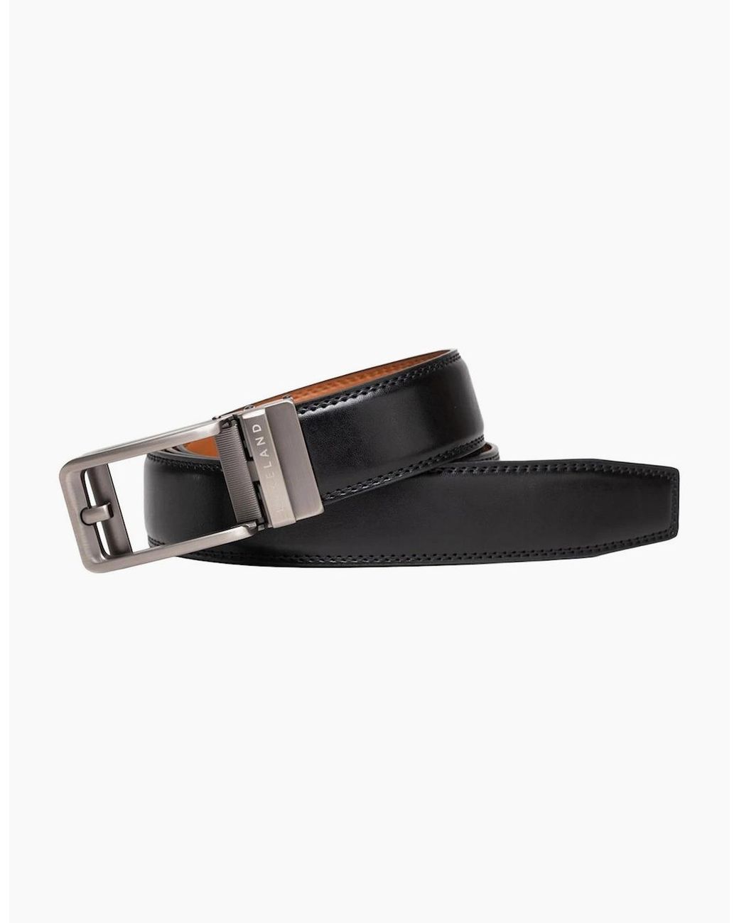 Lakeland Leather White Rigg Ratchet Belt