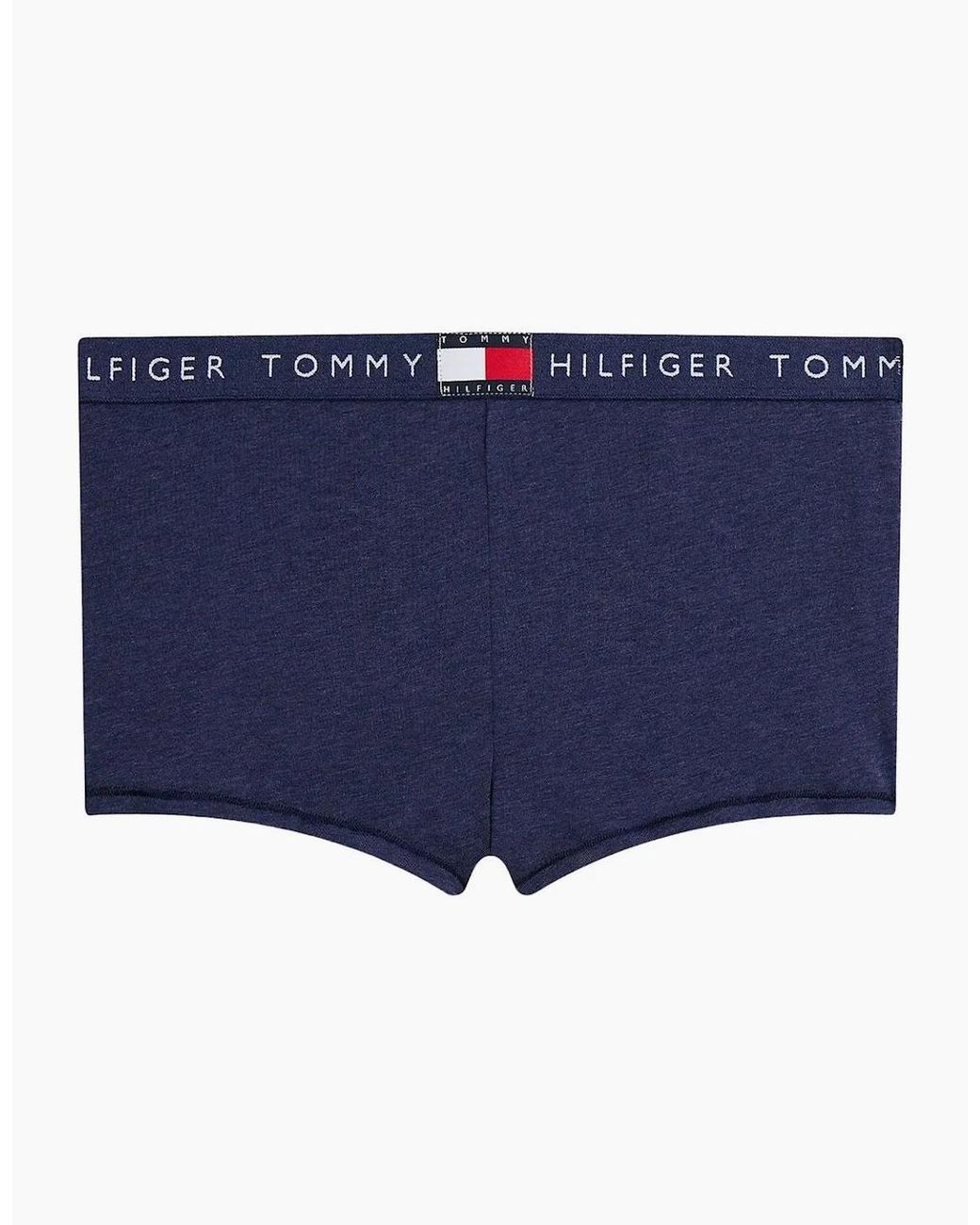 Tommy Hilfiger Blue Heritage Logo Boy Short, Heather