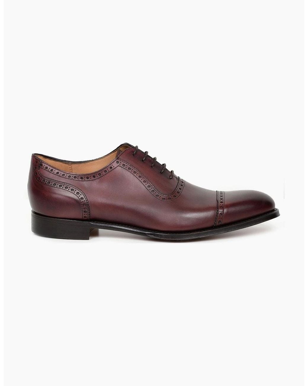 Cheaney Purple Fenchurch Oxford Shoes for men