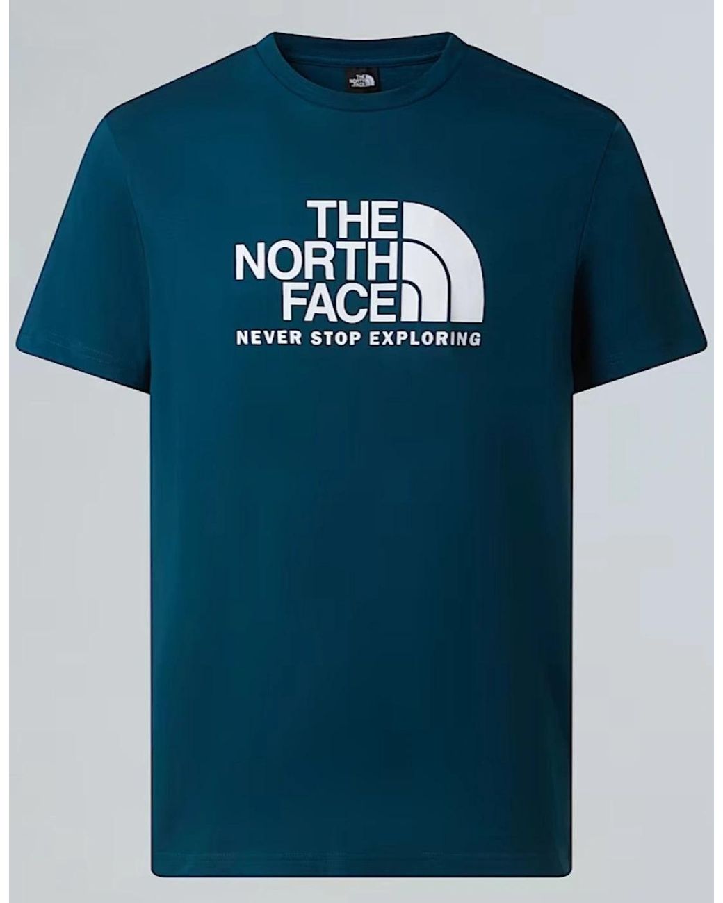 The North Face Blue M New Peak Ss T-Shirt for men
