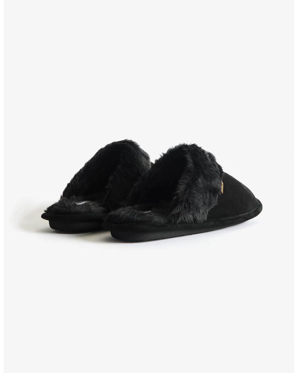 Hunter Black Mule Slipper