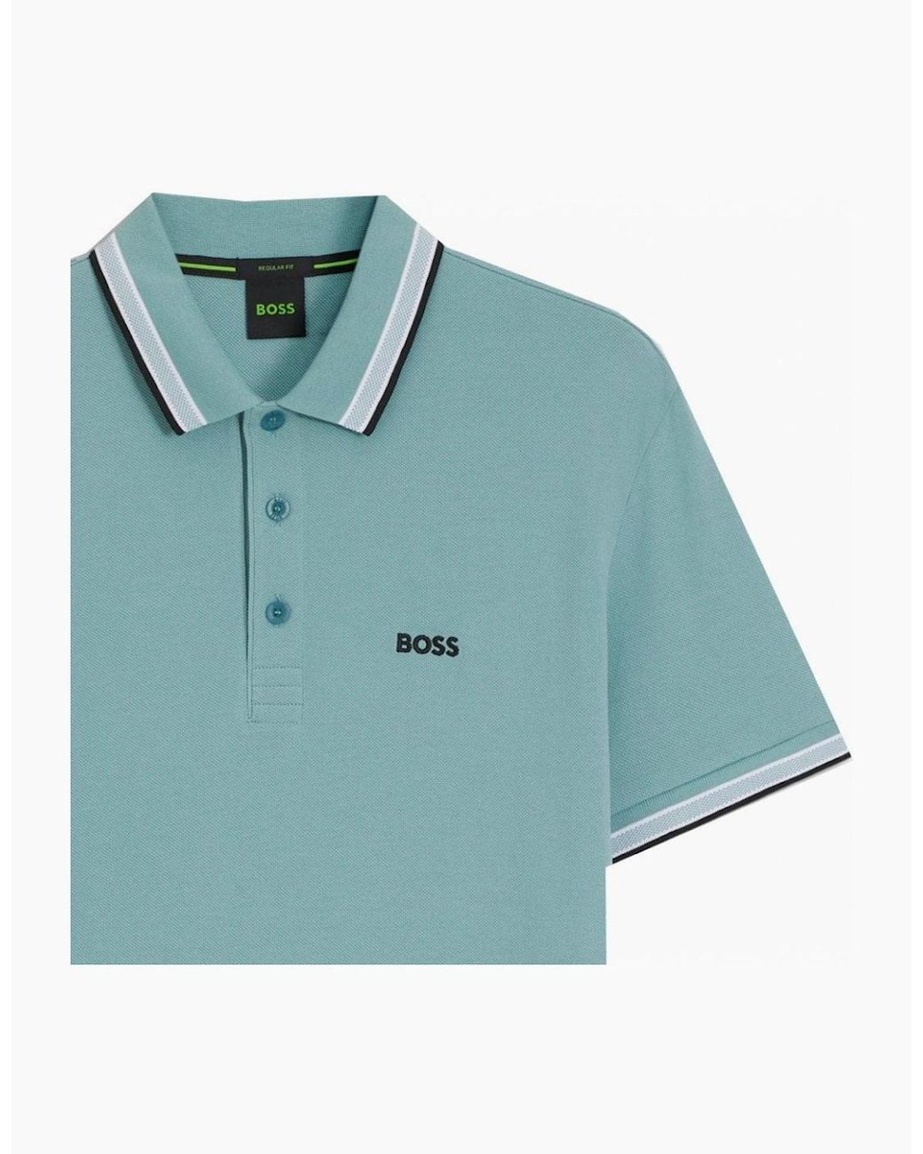 Boss Blue Light Paddy Polo Shirt for men