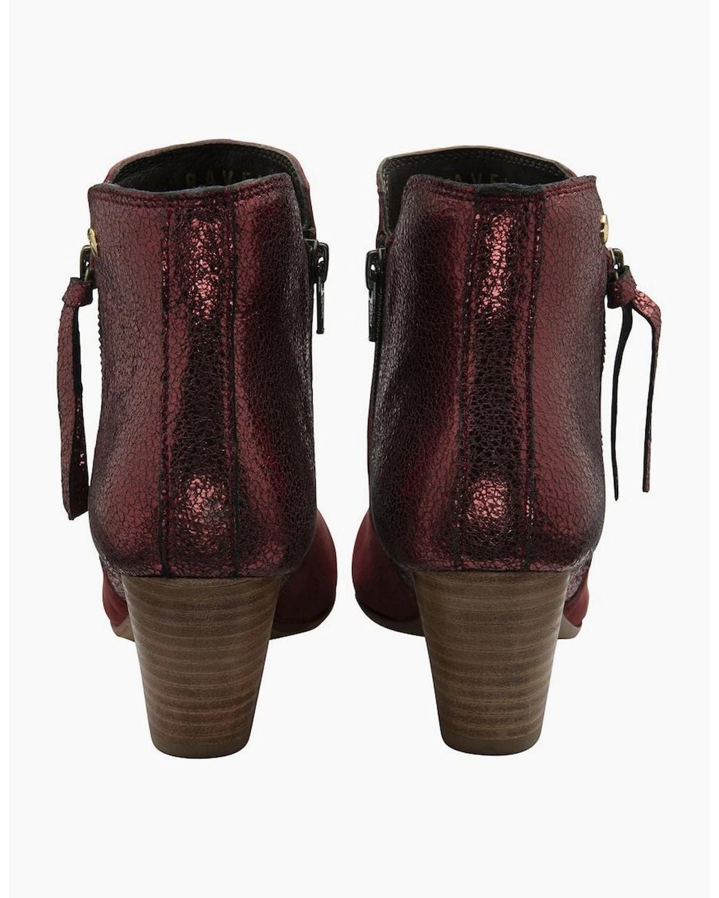 Ravel Red Tay Ankle Boots