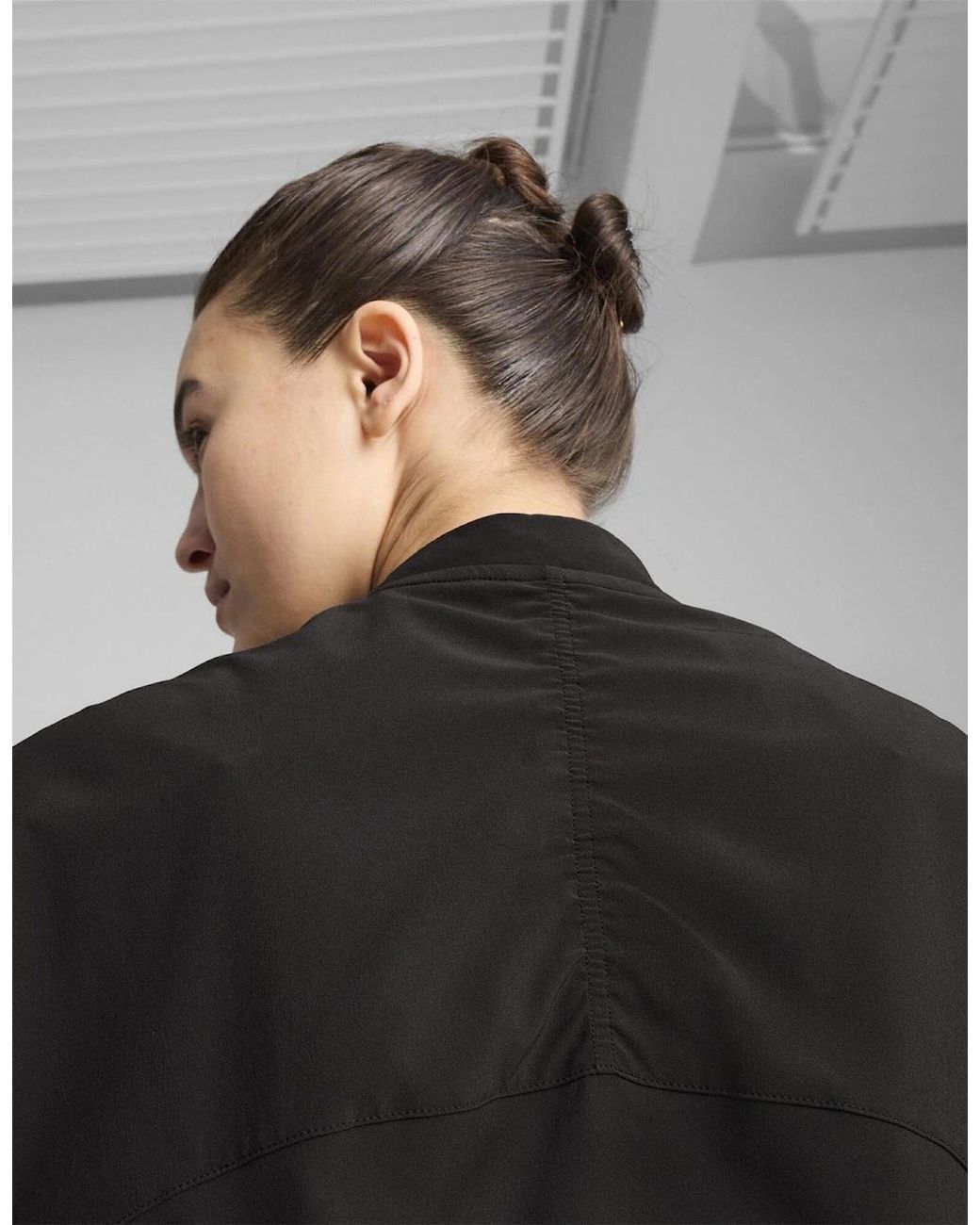 PUMA Black Fashion Jacket Sweatshirt