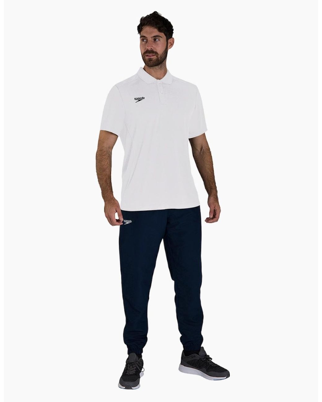 Speedo White Club Dry Polo Shirt for men