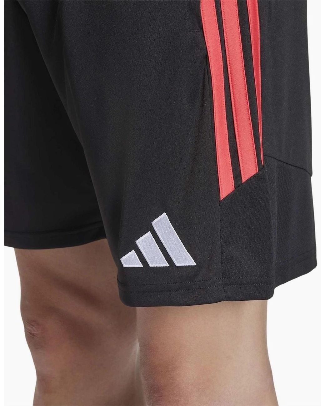 Adidas Black Tiro 26L Athletic Shorts With Elasticated Waistband for men