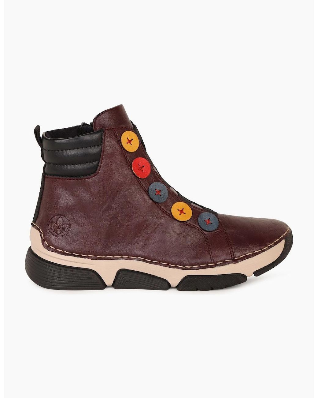 Rieker Brown Settle Ankle Boots