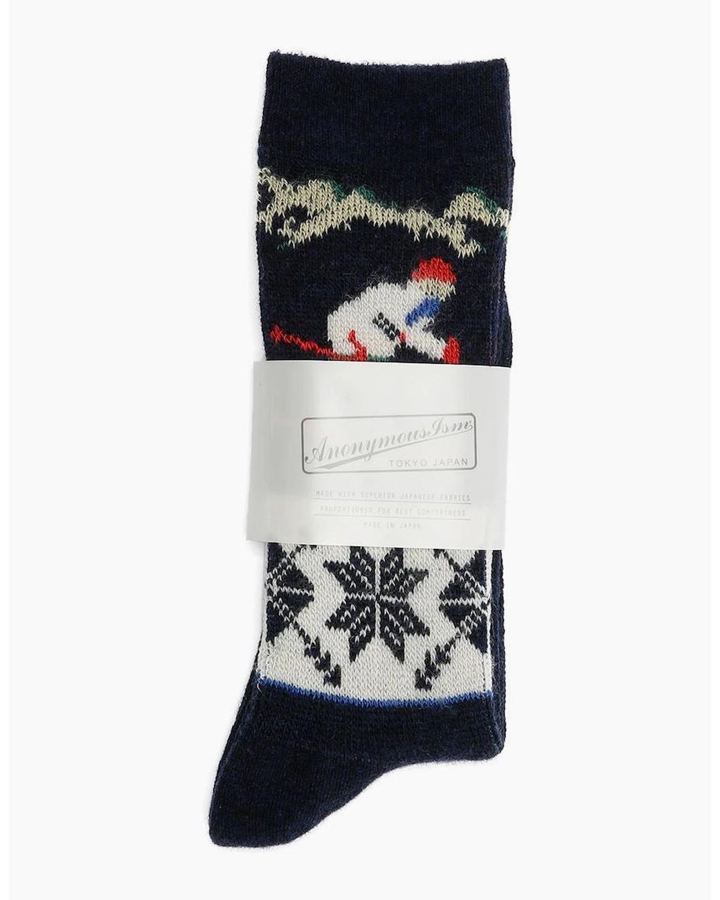 Anonymous Ism Black Ski Jq Crew Socks for men