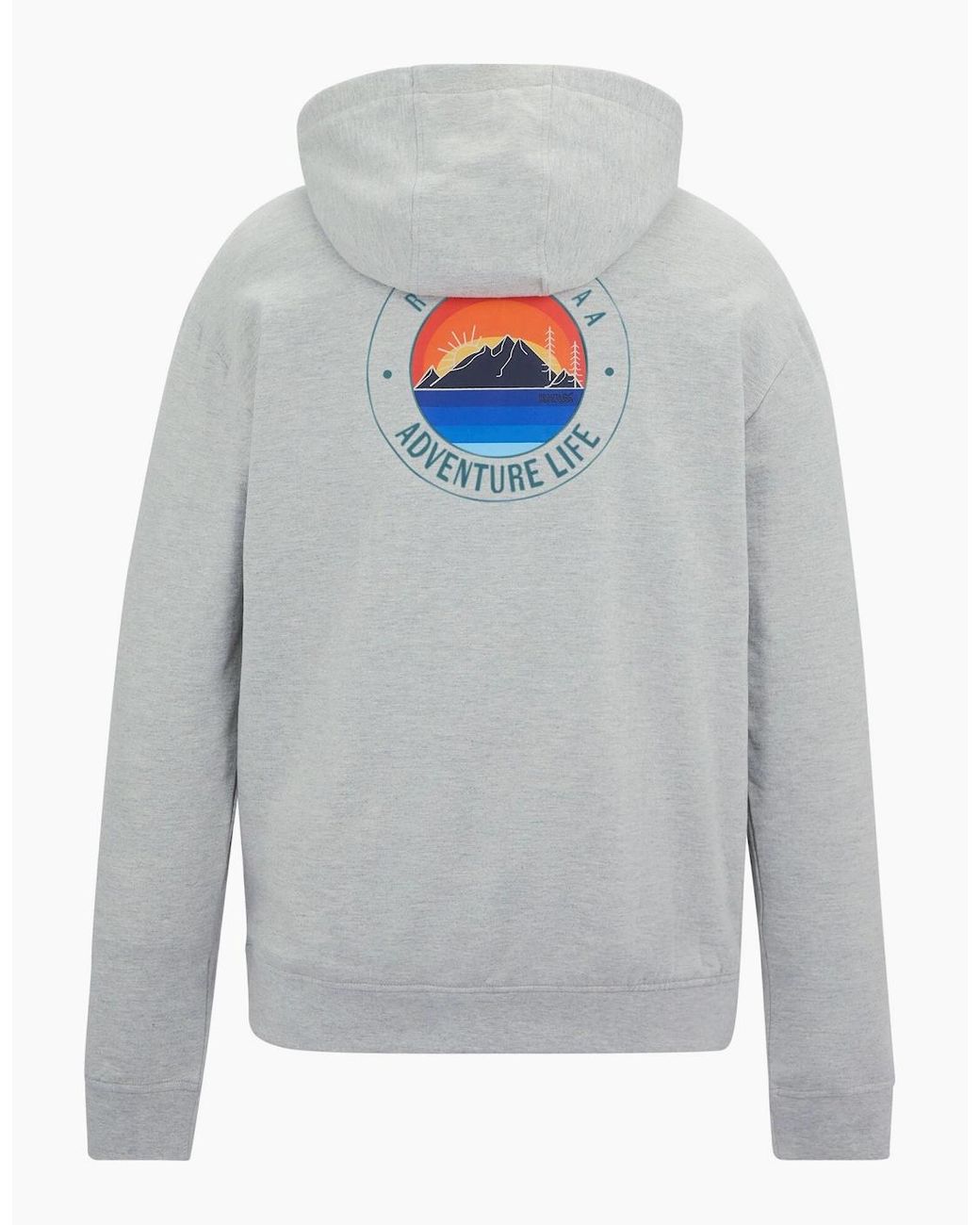 Regatta Gray Cline Back Print Hoodie for men