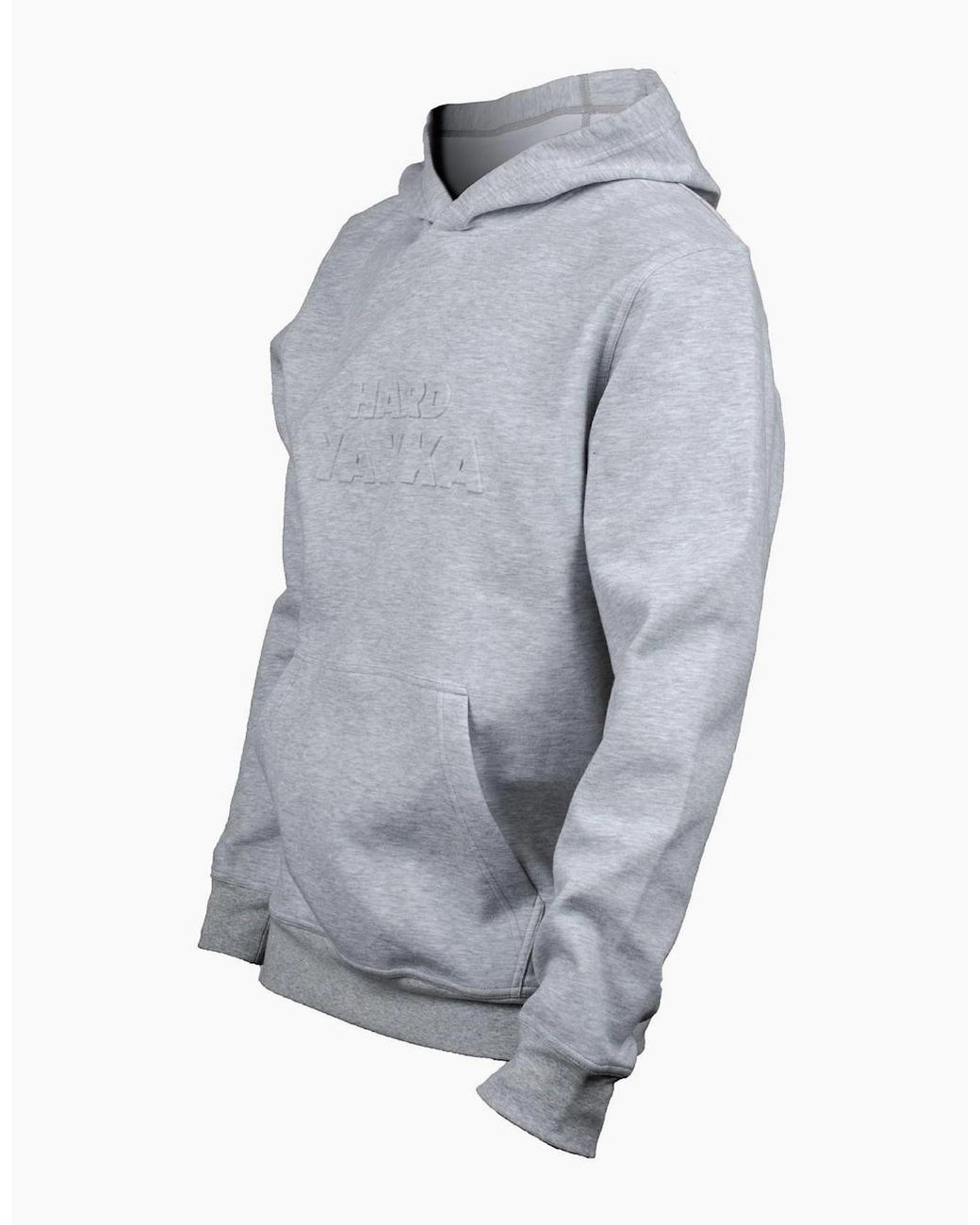 Hard Yakka Blue Embossed Hoodie Light Marle for men