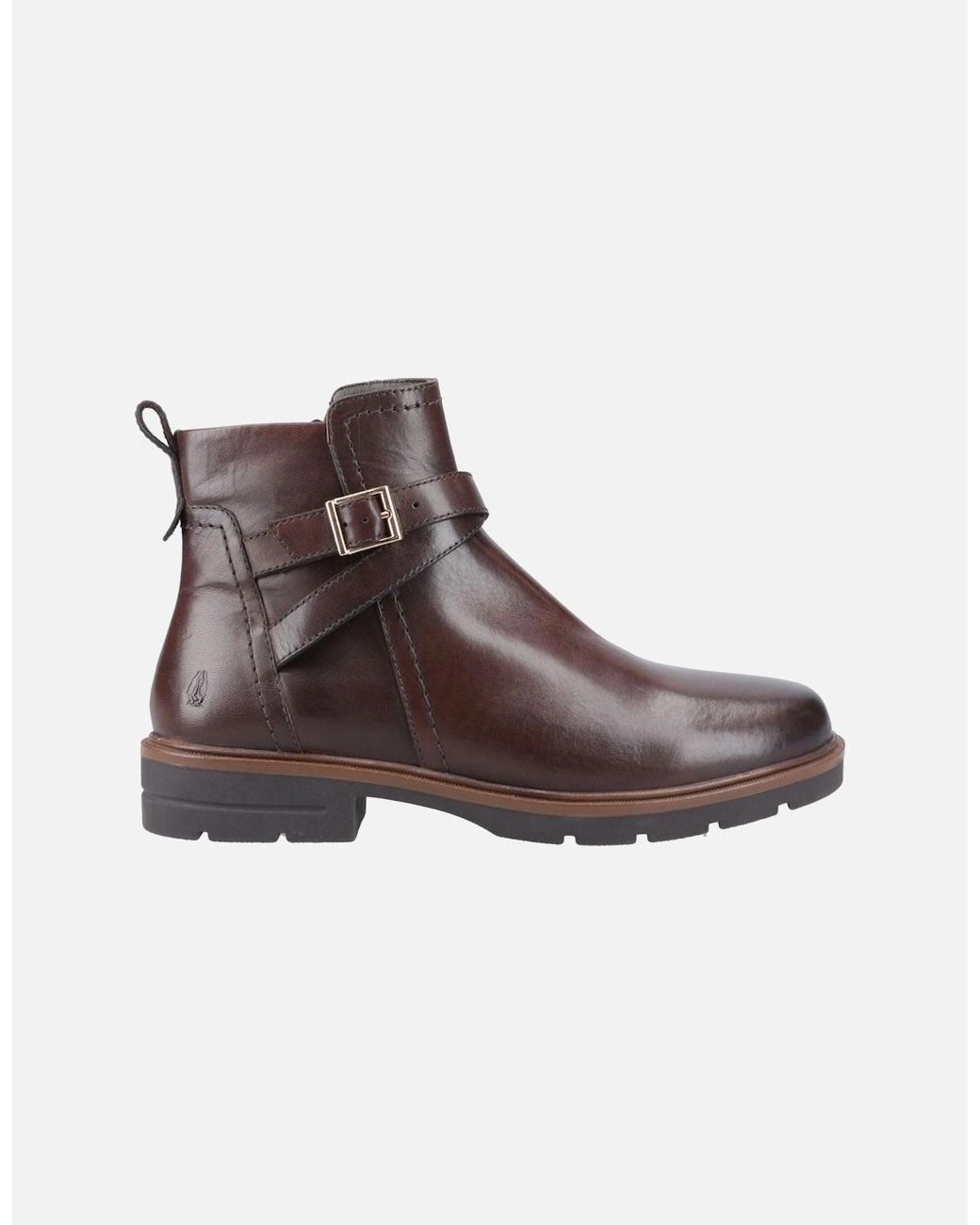 Hush Puppies Brown Tove Leather Boots