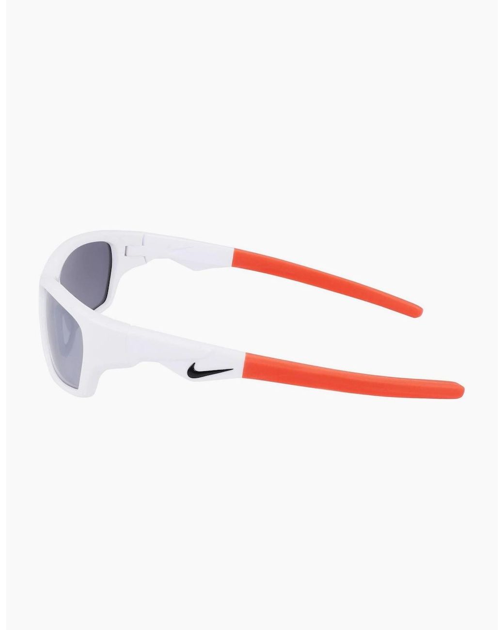 Nike White Wrap Sunglasses for men