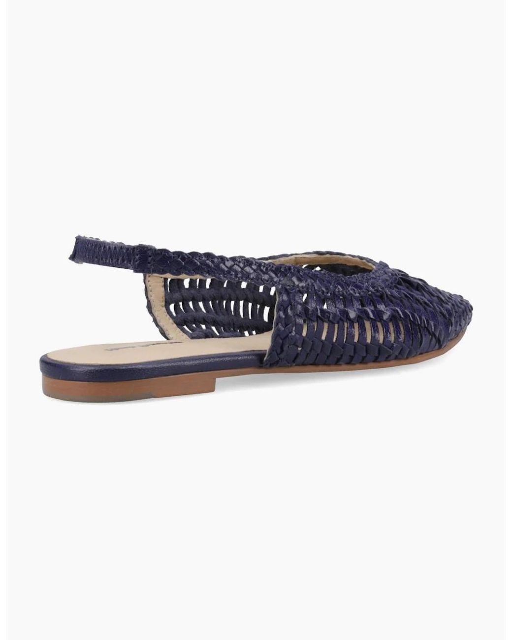 Hush Puppies Blue Dalia Slingback Ballerina Shoes