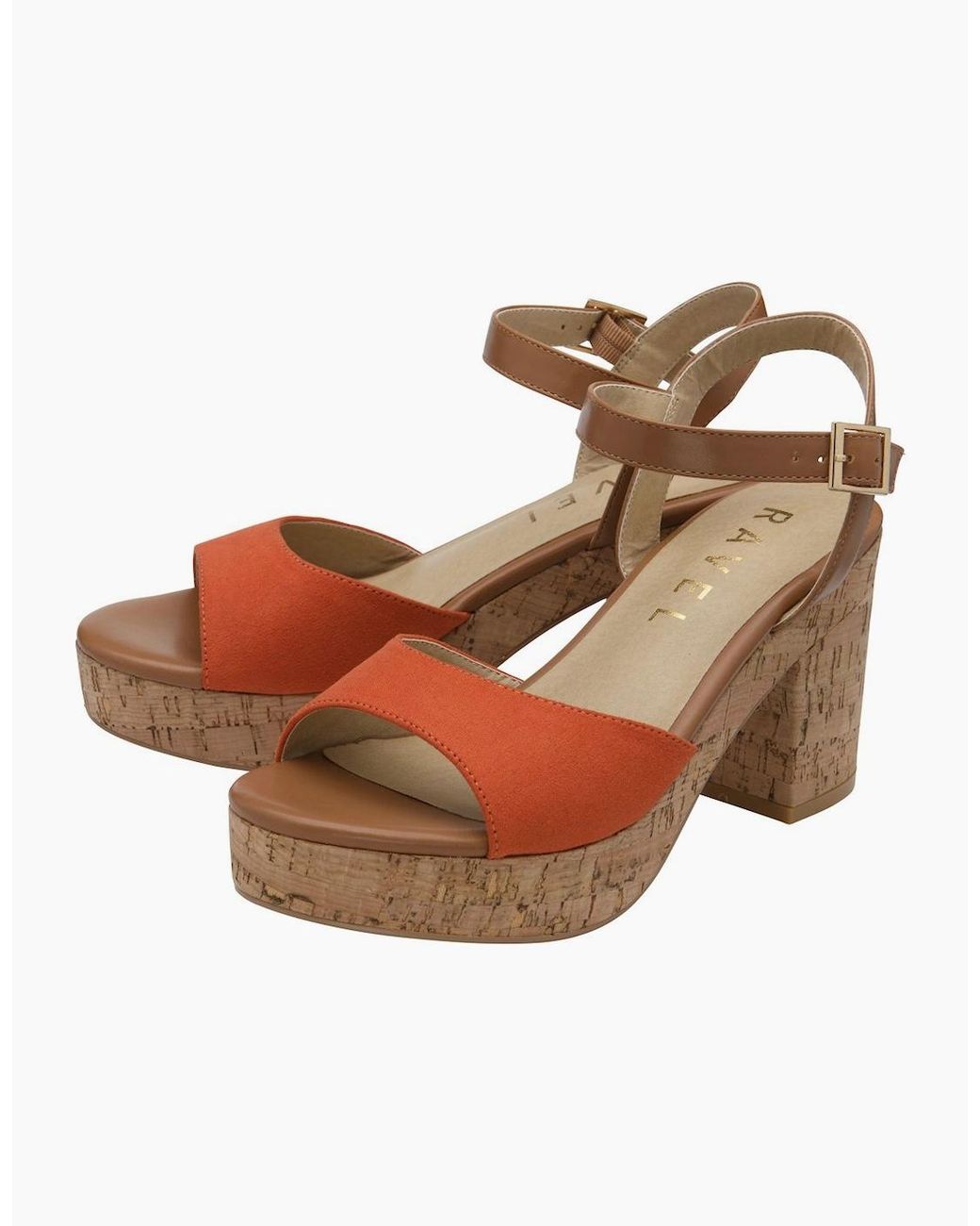 Ravel Brown Hauxley Heeled Sandals