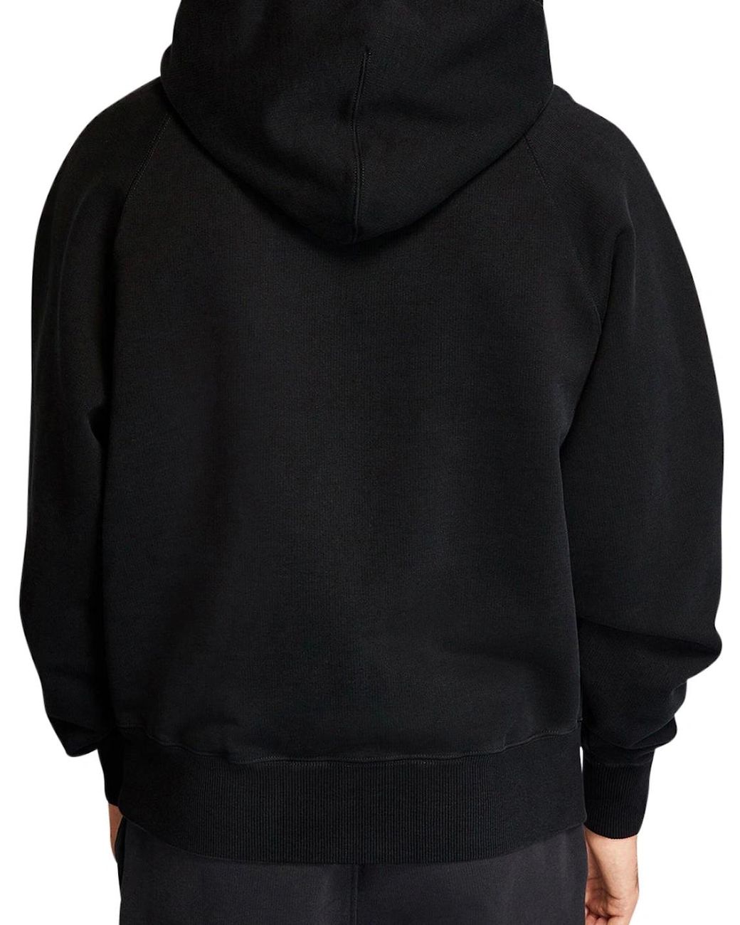 AMI Black De Coeur Hoodie for men