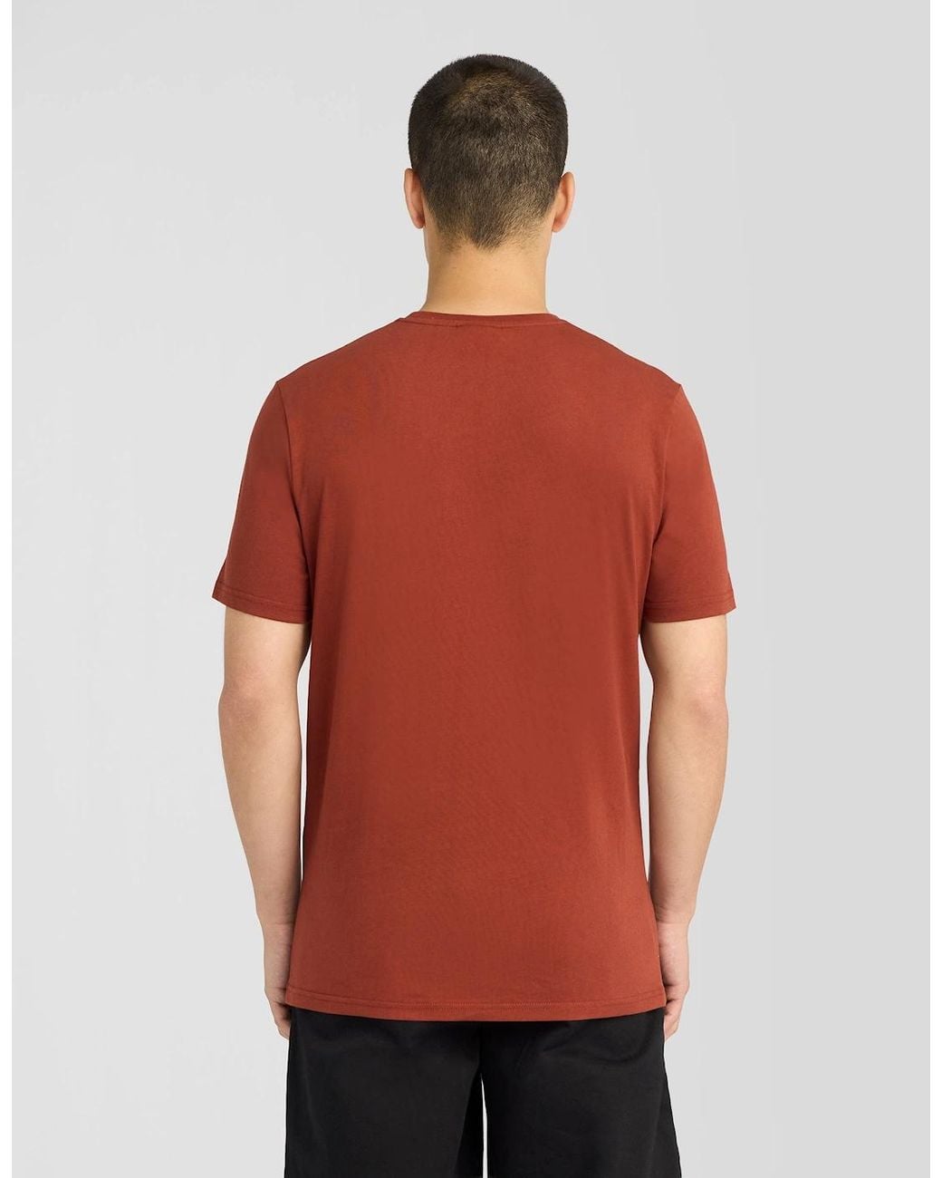 Lyle & Scott Red Superfine Cotton T-Shirt for men