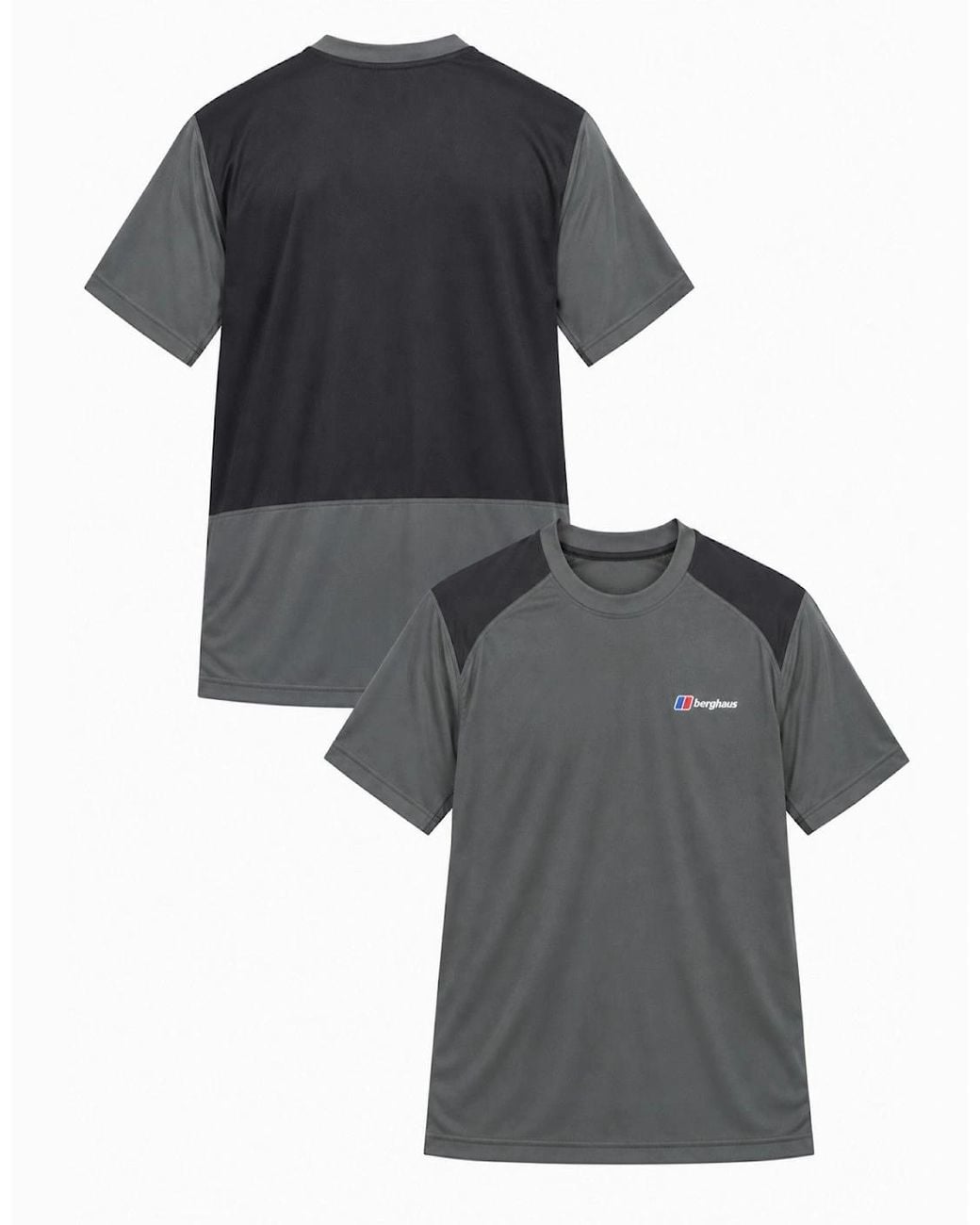 Berghaus Gray Wayside 3.0 Tech Gym T Shirt for men