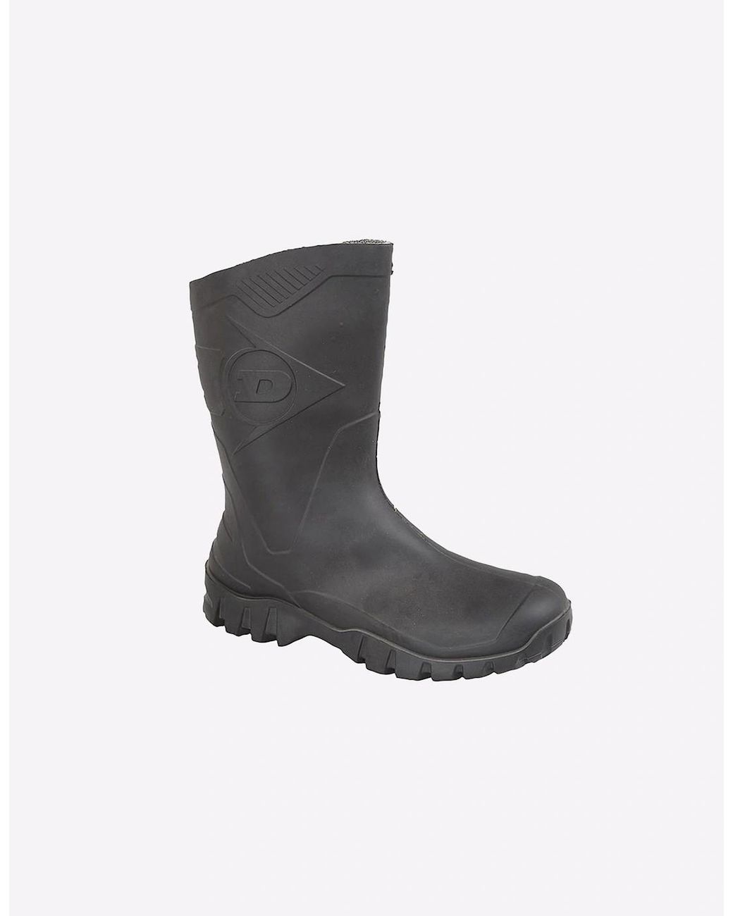 Dunlop Black Dee Wellingtons for men