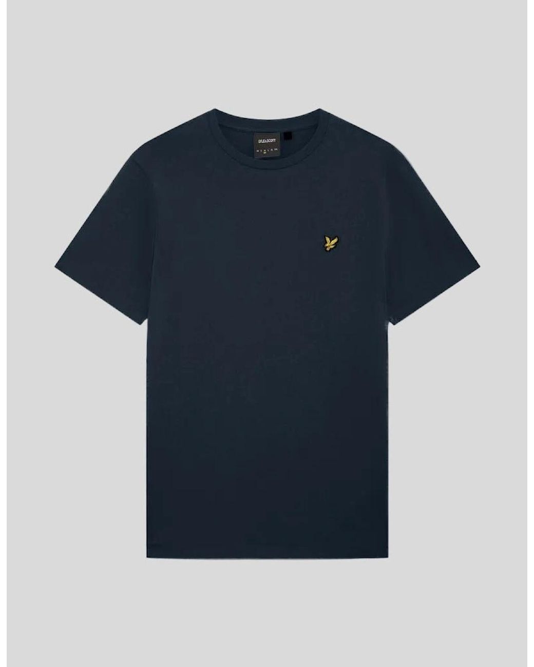 Lyle & Scott Blue Everyday Cotton Crew Neck T-Shirt for men