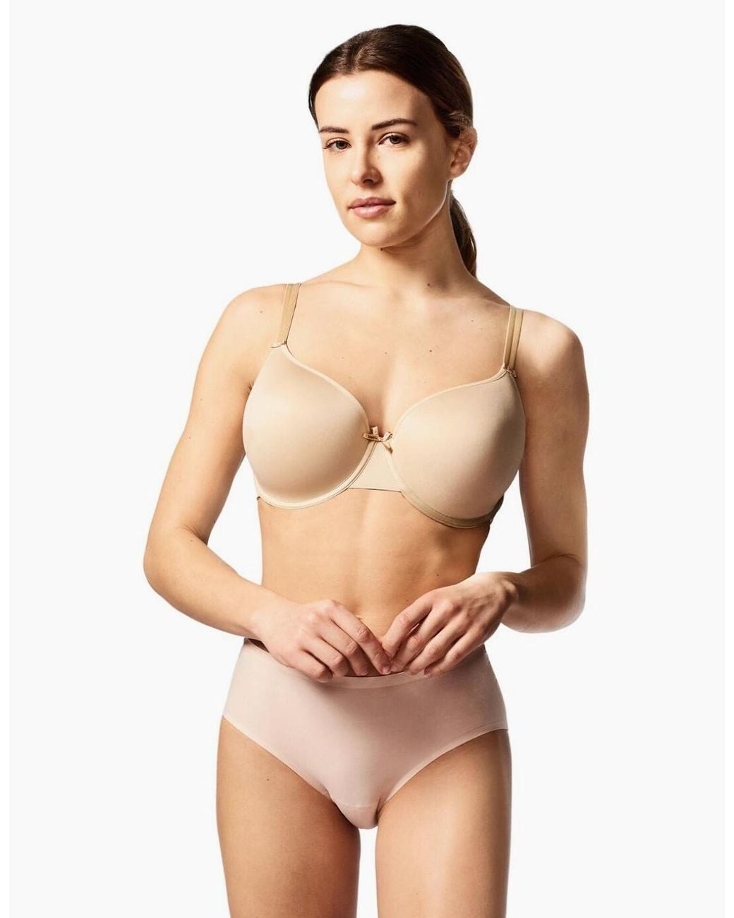 Chantelle Natural C12410 Basic Invisible T Shirt Bra