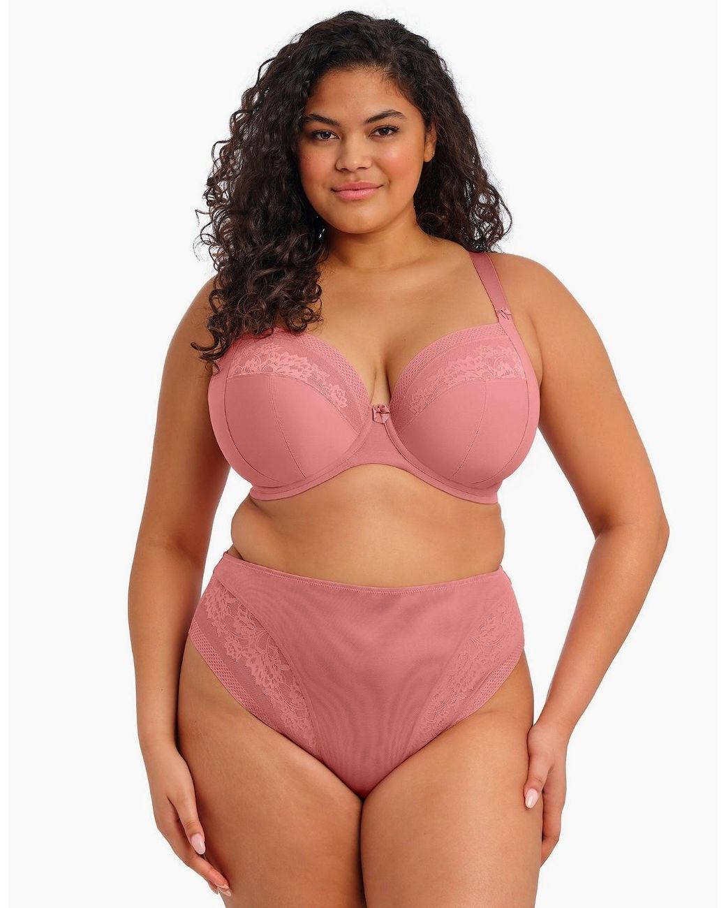 Elomi Pink 302753 Nerina High Leg Brief