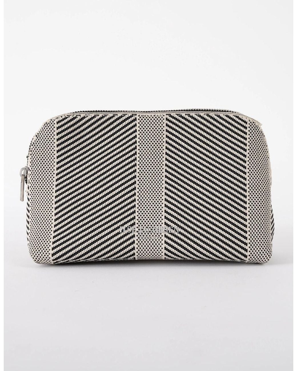 Ilse Jacobsen Metallic Knitty Knitted Makeup Bag