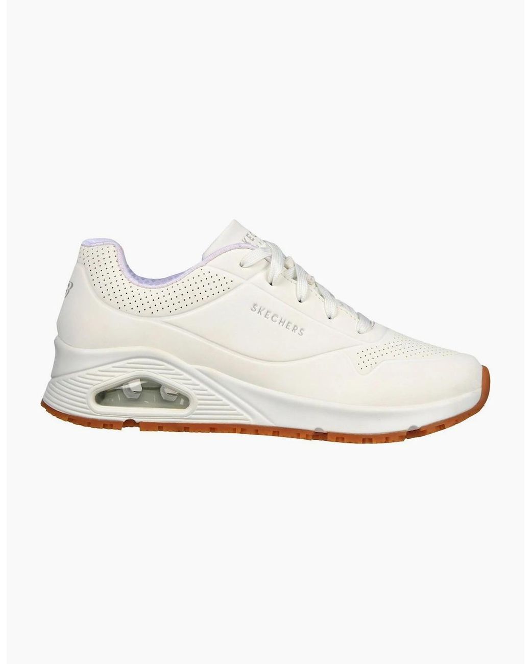 Skechers White Relaxed Fit: Uno Sr Safety Trainers