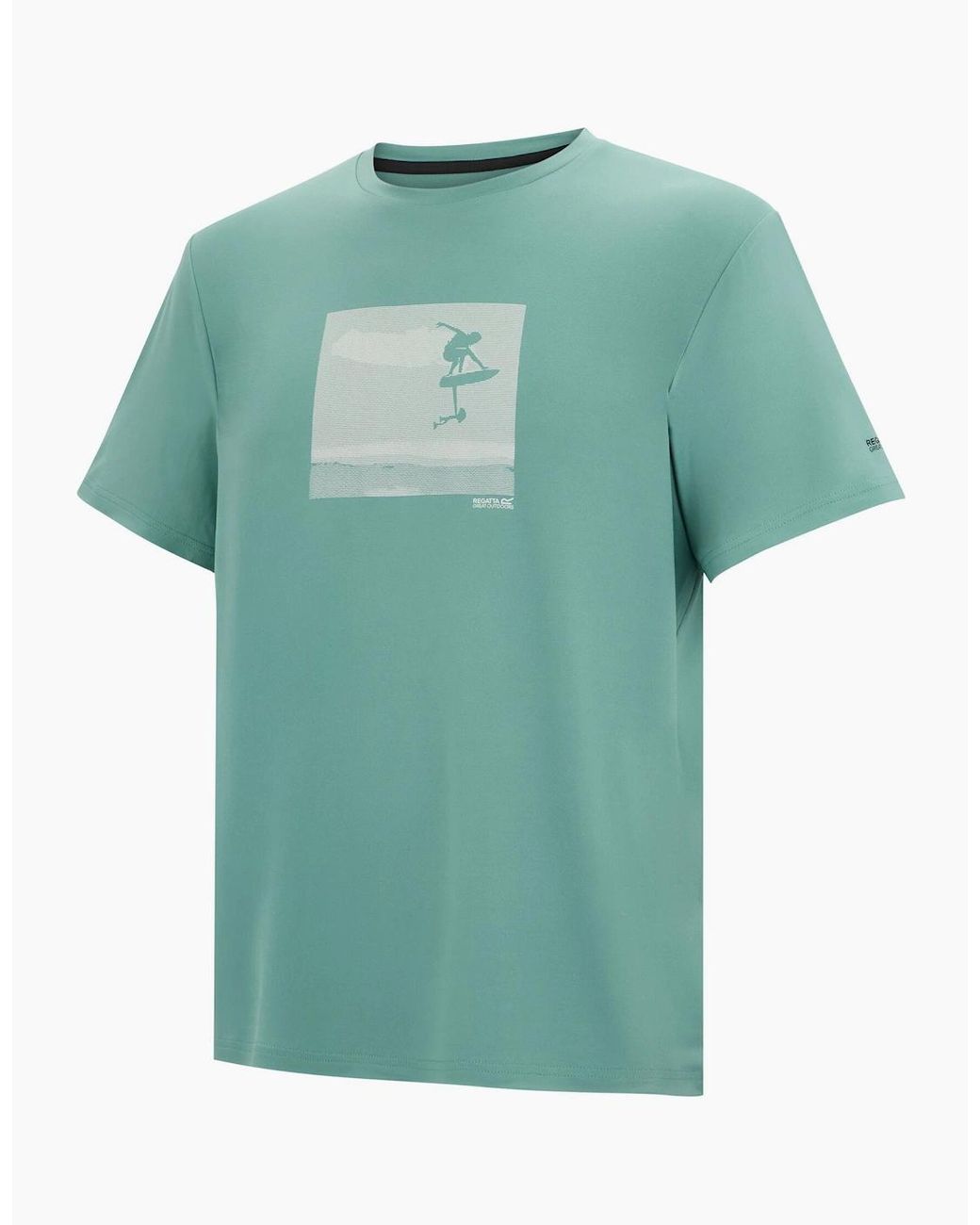 Regatta Green Fingal Hydrofoiling T-Shirt for men