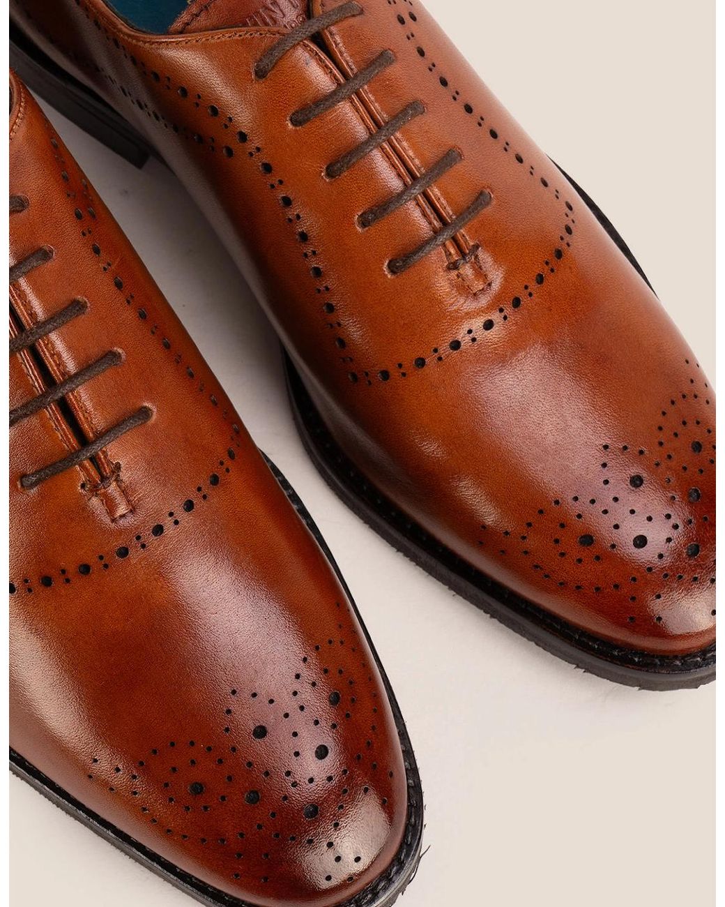 Oswin Hyde Brown Melton Tan for men