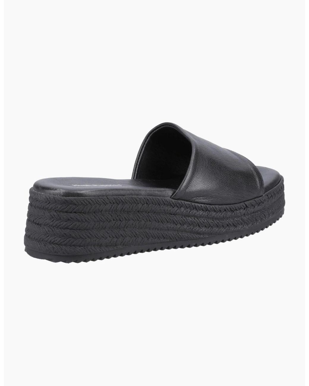Hush Puppies Black Robin Slide Sandals
