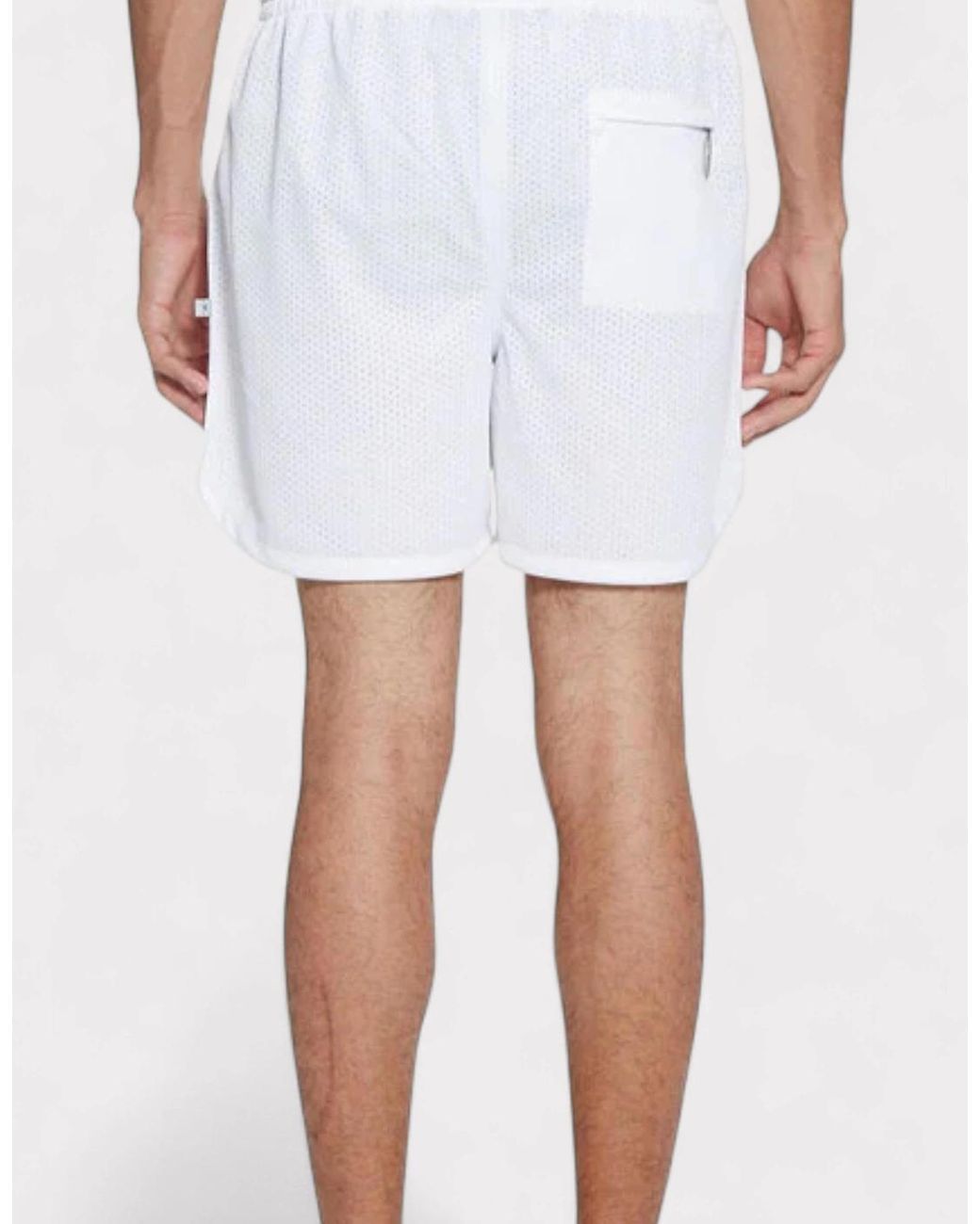 Off-White c/o Virgil Abloh White Caravaggio Diag Stripe Shorts for men
