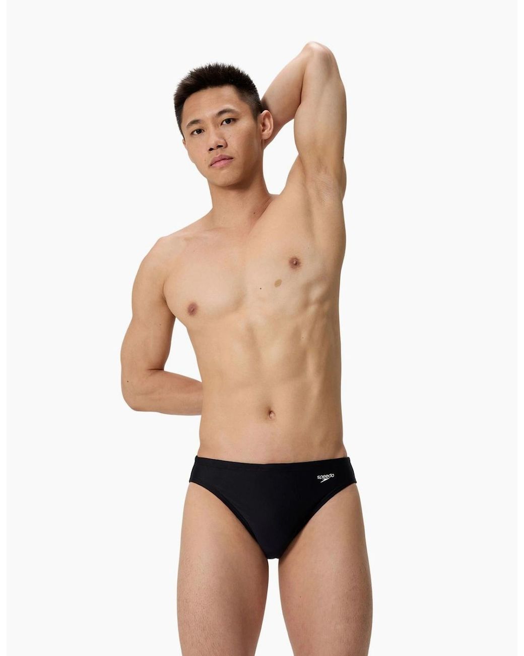 Speedo Black Logo Endurasoft Briefs for men