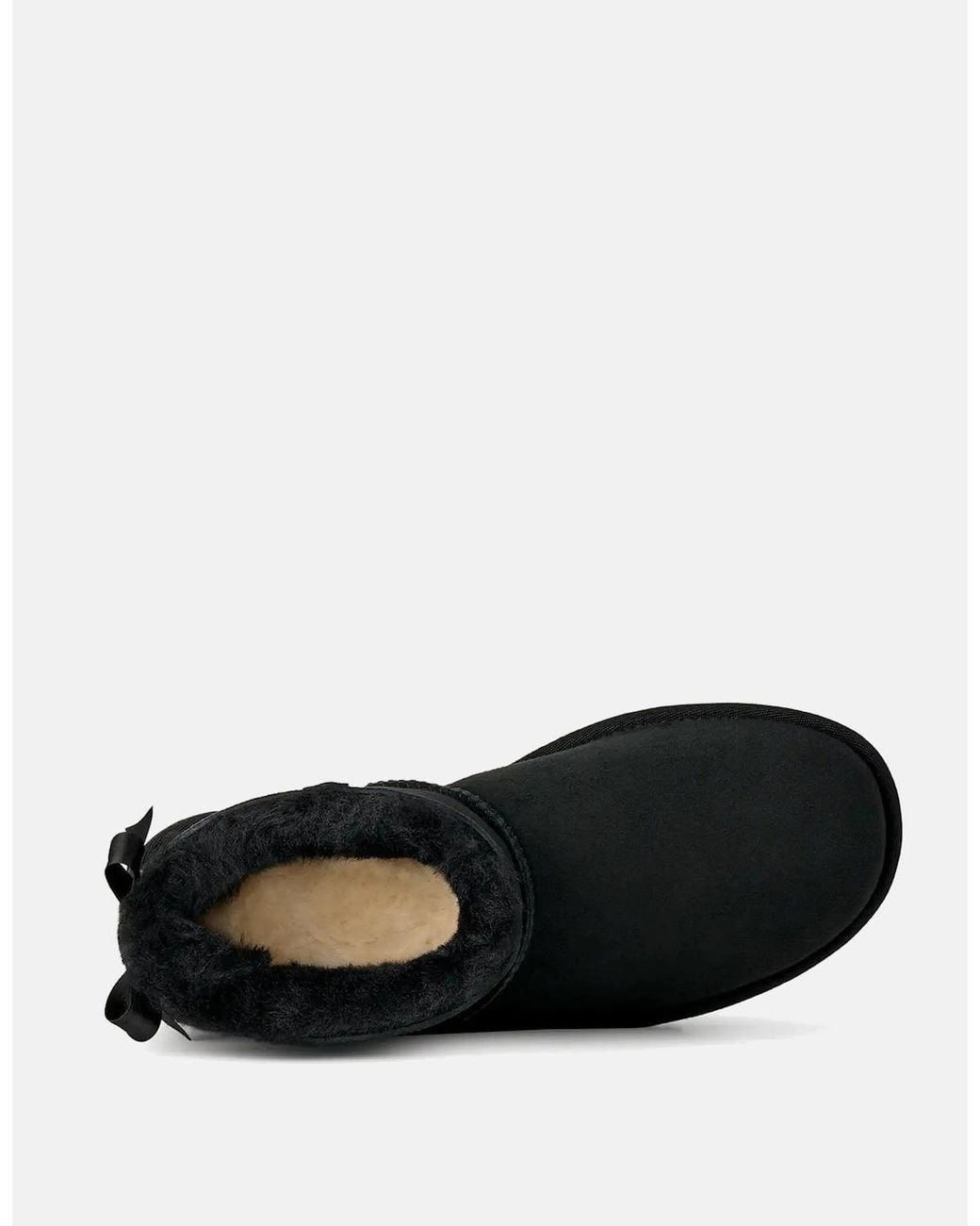 Ugg Black Ultra Mini Bailey Bow