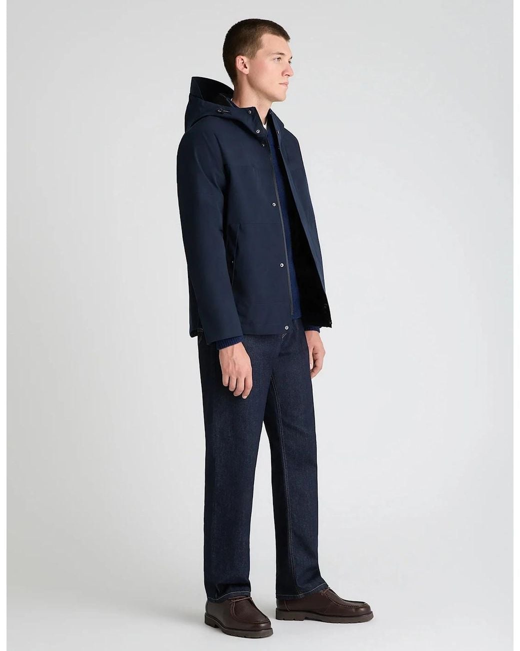 Remus Uomo Blue Toledo Waterproof Anorak Dark for men