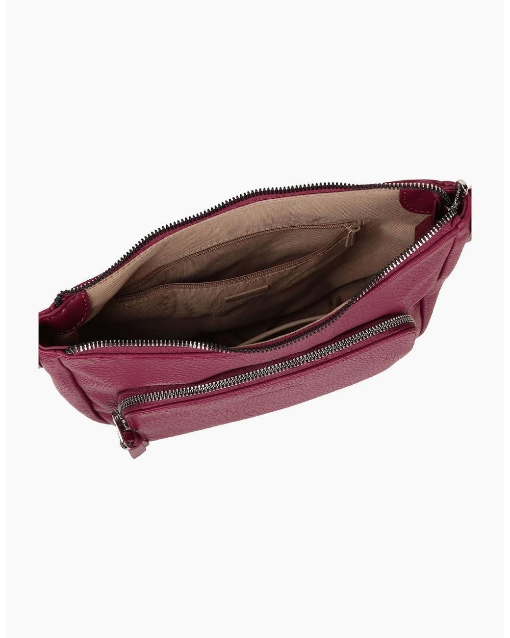 David Jones Red Bordeaux Shoulder Bag