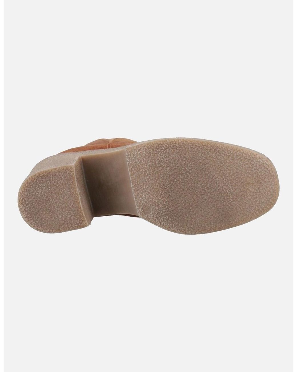 Hush Puppies Brown Felicia Suede Tan Heeled Chelsea Boots