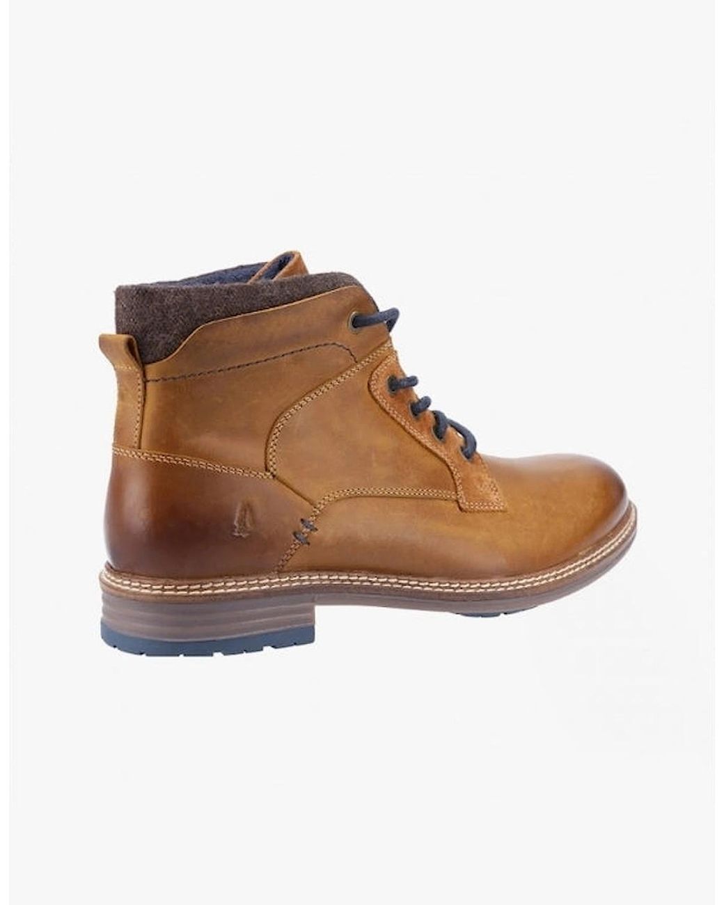 Hush Puppies Brown Joel Leather Boots Camel for men