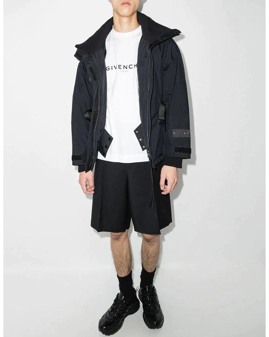 Givenchy White Reverse Slim T-Shirt With Logo for men