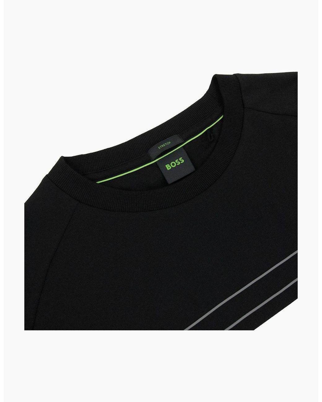 Boss Black Tee 2 Artwork Logo T Shirt 001 for men