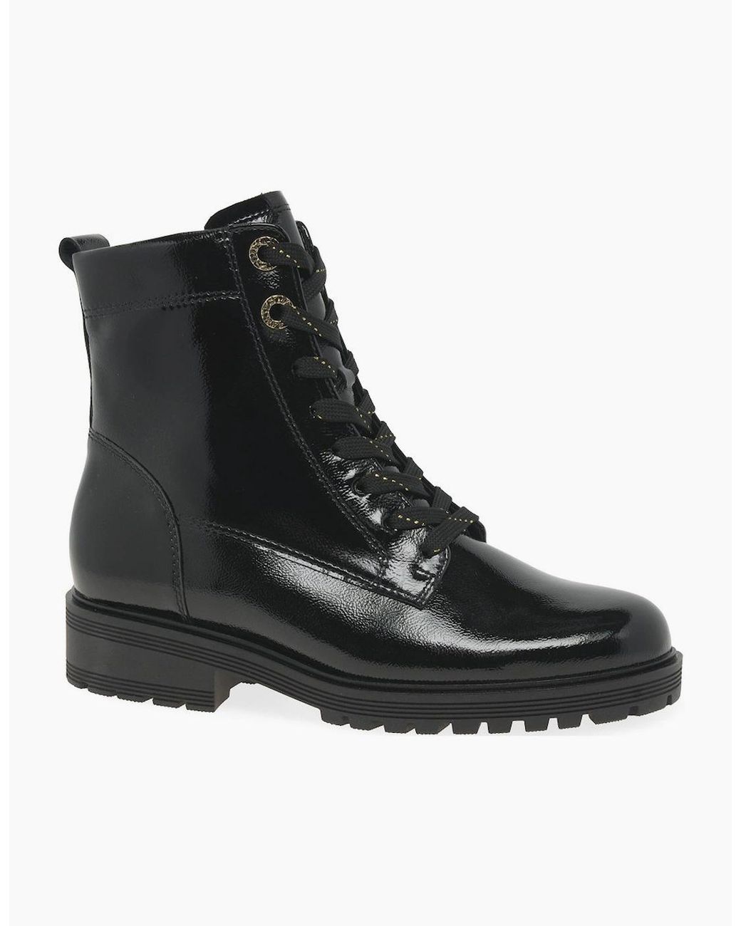 Gabor Black Flamboyant Ankle Boots