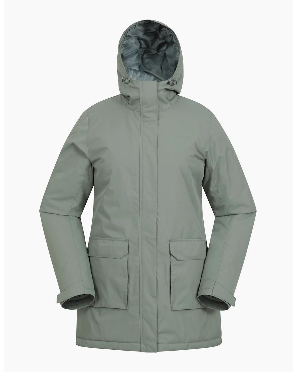 Mountain Warehouse Gray Ladies Ranger Water Resistant Padded Parka
